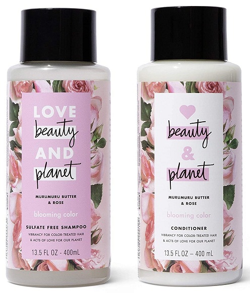 Elsker skønhed & amp; Planet Rose shampoo og balsam