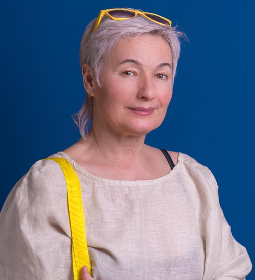 Kort hår til fede ansigter over 50