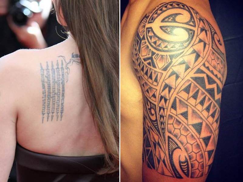 Skulder tatovering designs