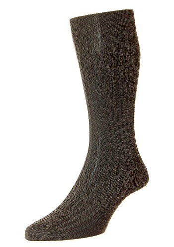 Pantherella Danvers Rib Cotton Lisle Socks