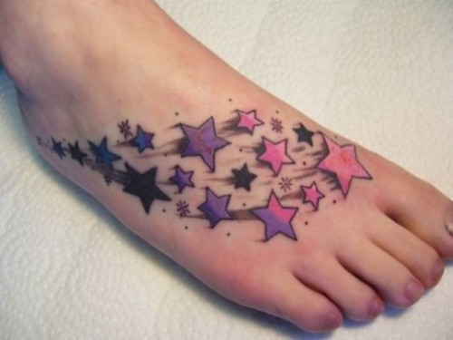 Lő Csillag Tetoválások Lábra