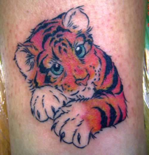 Baby Tiger Tattoo Designs