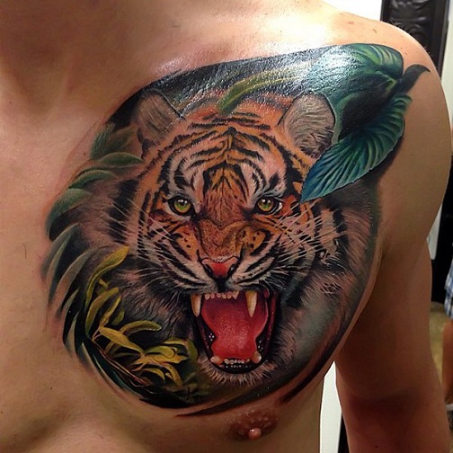 Tiger Tattoo Designs for Men