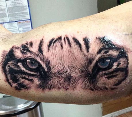 Reális Tigrisszem Tetoválások