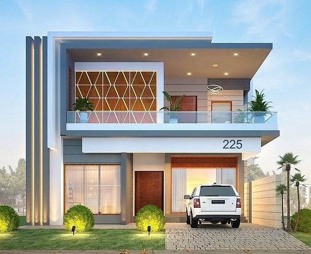 Seneste villa design