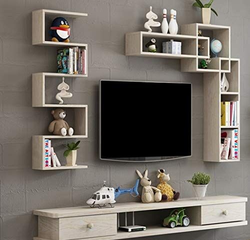 Design af TV -væghylde