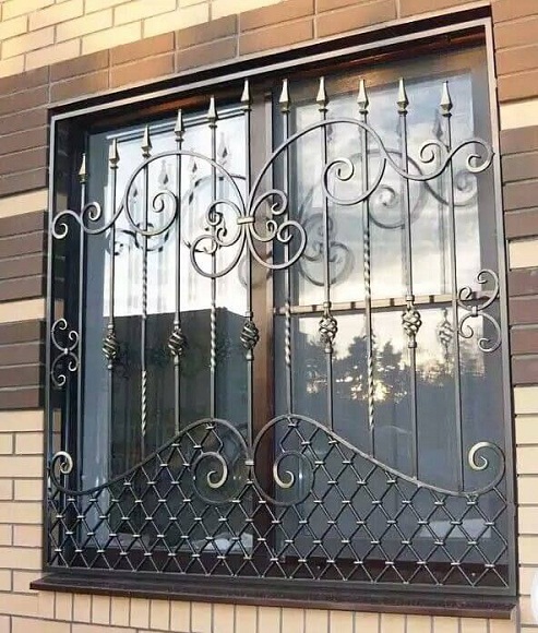Dekorativ vinduesgrilldesign