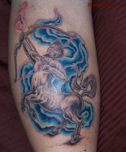 Skytten Zodiac Sign Tattoo Designs