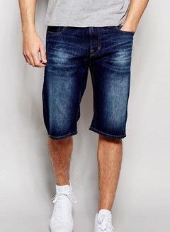 Diadalmas Selvedge farmer rövid farmer