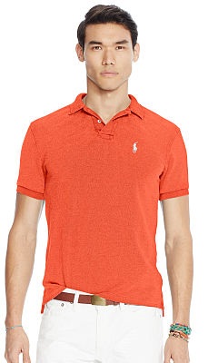 Slim fit herre poloshirt