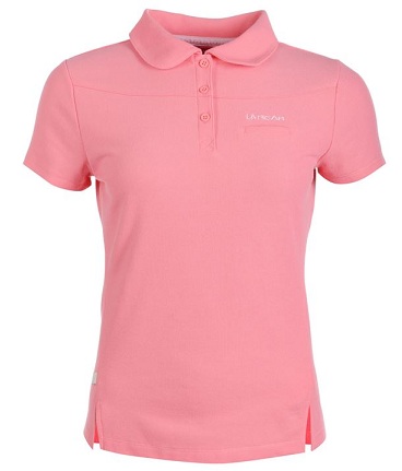 Poloshirt med pink pasform til kvinder