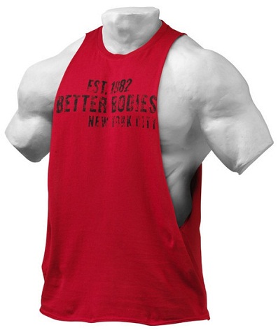 Stort armhul gym vest