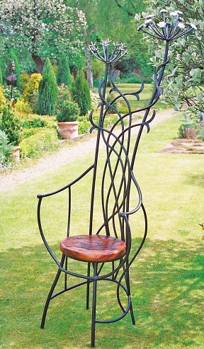 Művészi kerti szék