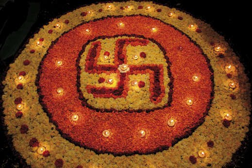 Swastik Rangoli