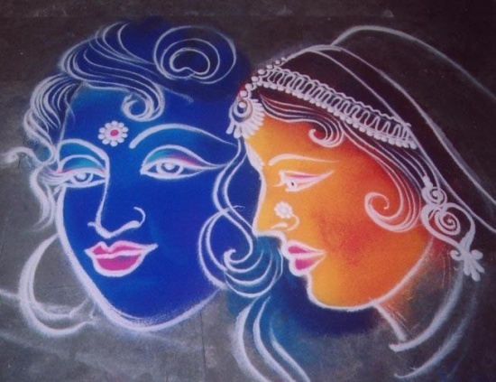 Ansigter Rangoli