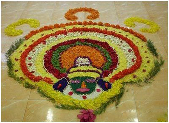 Kathakali Dancer Headgear Design
