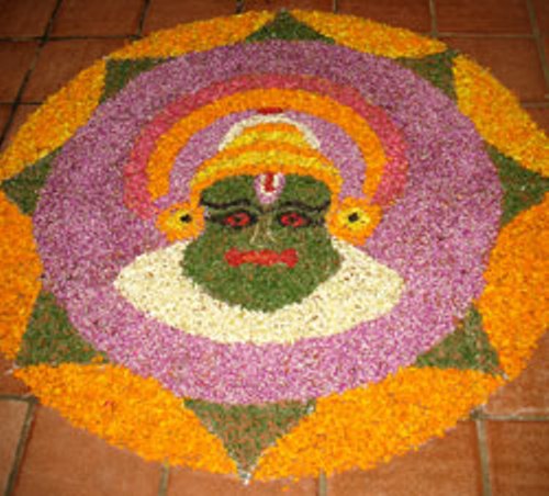 Kathakali Face Design