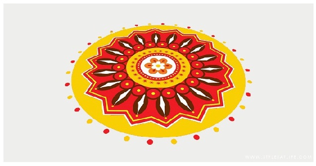 Rangoli designs til konkurrence