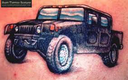 Jeep típusú autós tetoválások