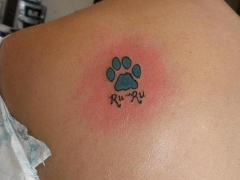 Usædvanlige Paw Print Tattoo Designs