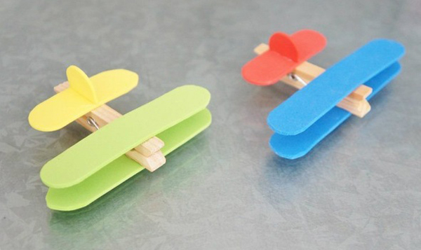 Clothespin Aircraft Craft