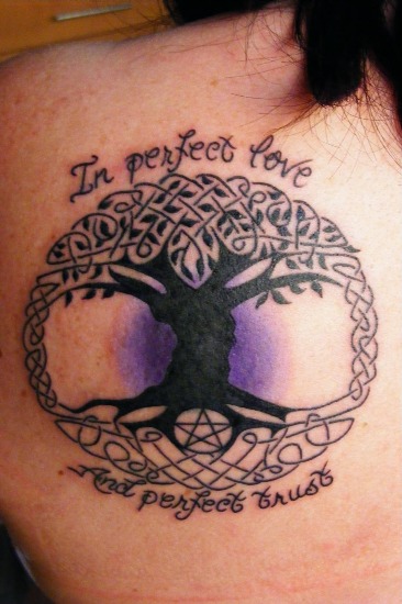 Keltisk familie tatoveringsdesign