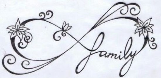 Infinity Family Tattoo