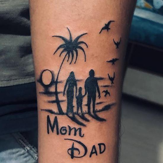 Familie tatoveringsdesign 1