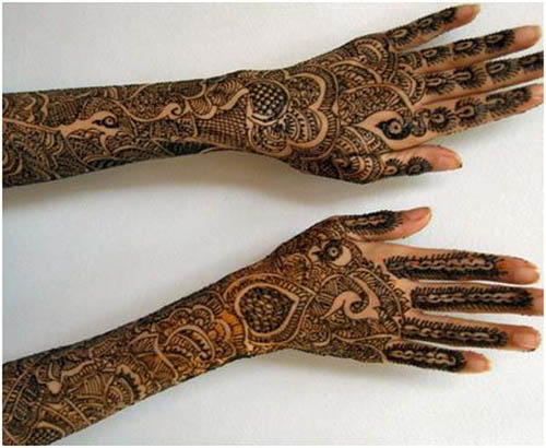 Gujarati Mehndi til fulde hænder