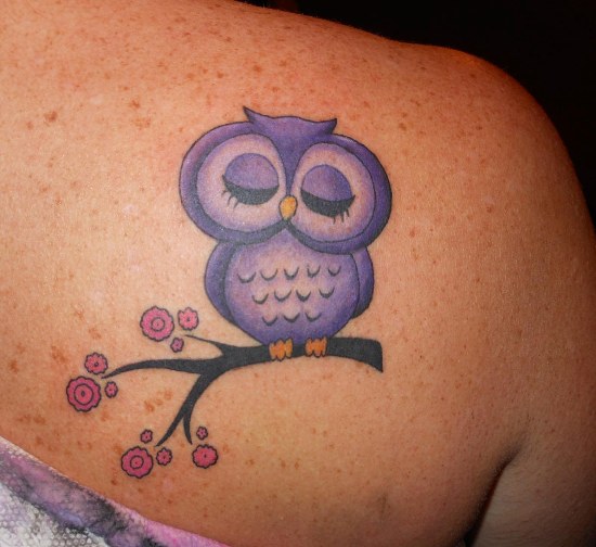 Skulderugle tatoveringer