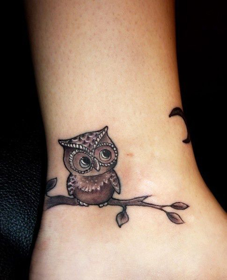 Ugle tatoveringsdesign og betydninger 4