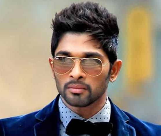 Allu Arjun Mid Spikes Haircut