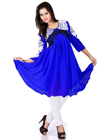 Short Frock Style Kurti