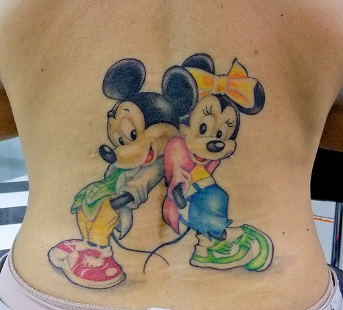 Mickey og Minnie Tattoo