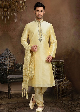 Designer Silk Kurta Pyjama