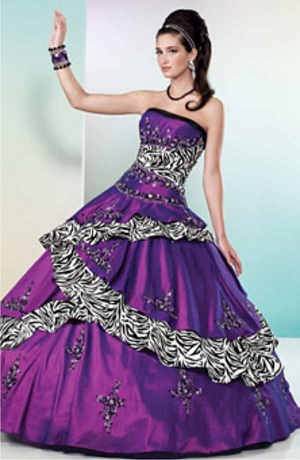 Prom lilla kjole