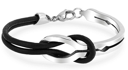 Half n Half Cuff Armbånd til mænd