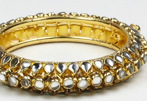 Kundan -Diamond Bangle Design