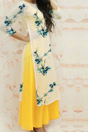 High Side Slit Western Kurti