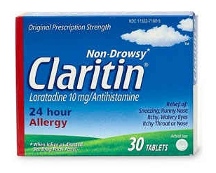 Claritin (antihistamin) ikke-sedativ til voksne