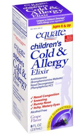 Ligesæt børns kulde- og allergisirup