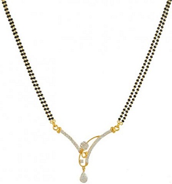 Diamantkædet Mangalsutra