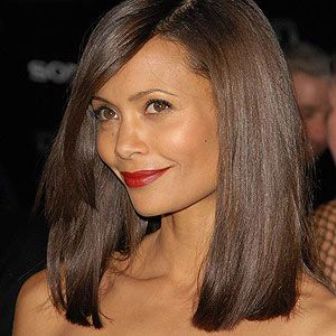 Thandie Newton- Fine Poker Straight Bob