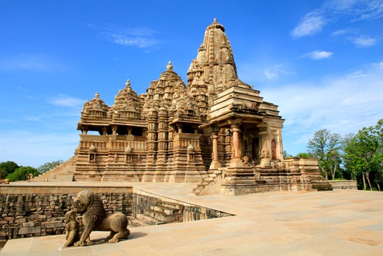 Khajuraho templomok