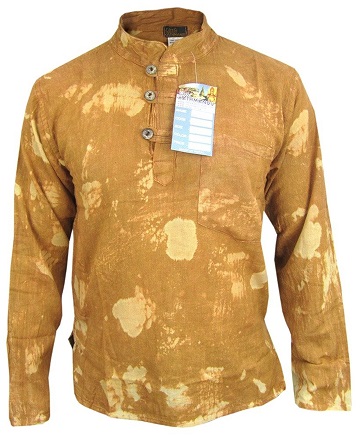Acid wash Golden Shirt til mænd