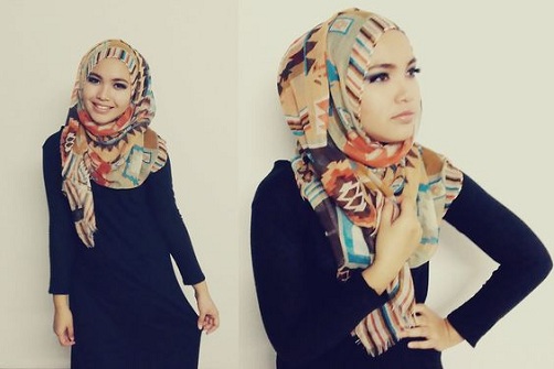 Lang hijab stil