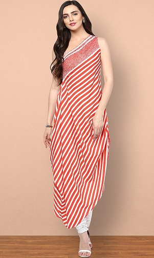 One-Shoulder Kurta