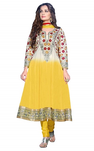 Plusz méretű Churidar Salwar Kameez