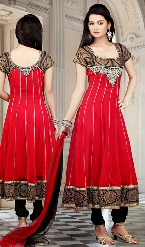 Traditionelt designet Plus Size Salwar Kameez