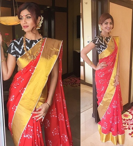 Shilpa Shetty I Silk Saree